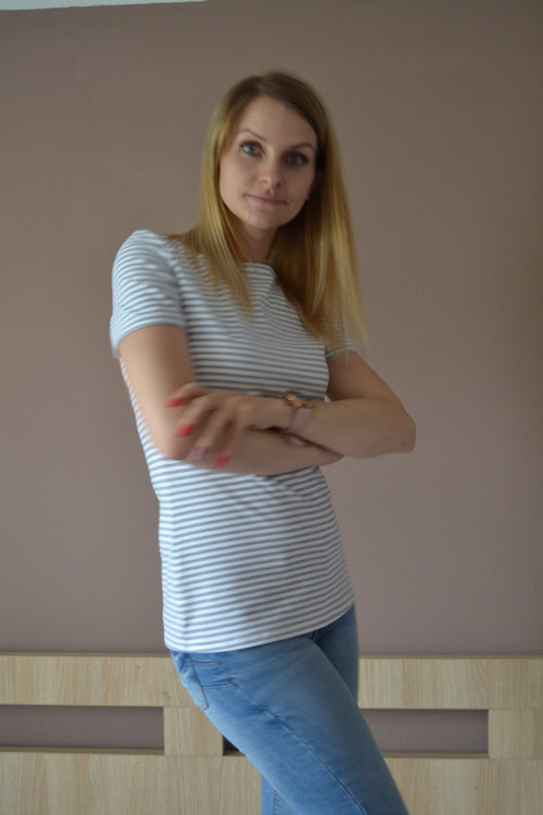 Dámské triko - proužek — foto 3