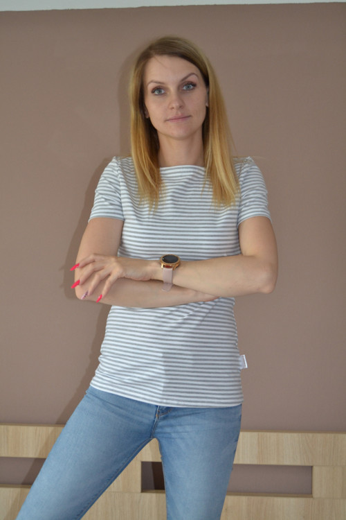 Dámské triko - proužek — foto 2