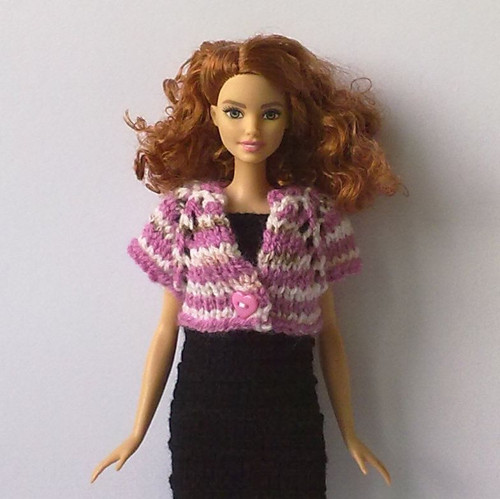Oblečky pro Barbie - šaty , bolerko — foto 2