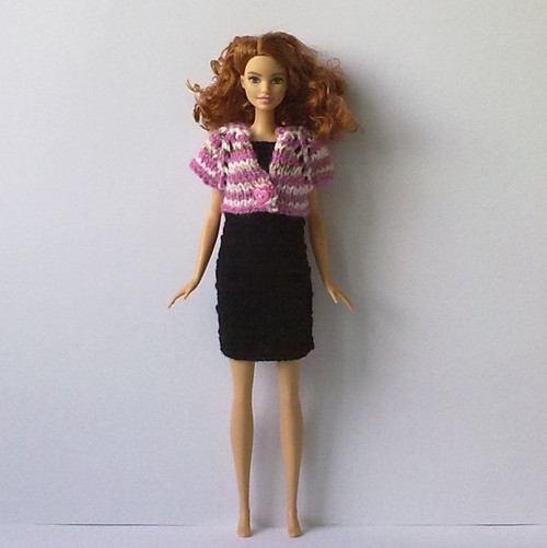 Oblečky pro Barbie - šaty , bolerko — foto 4