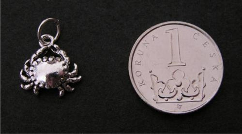 Krab - stříbrný přívěsek — foto 2