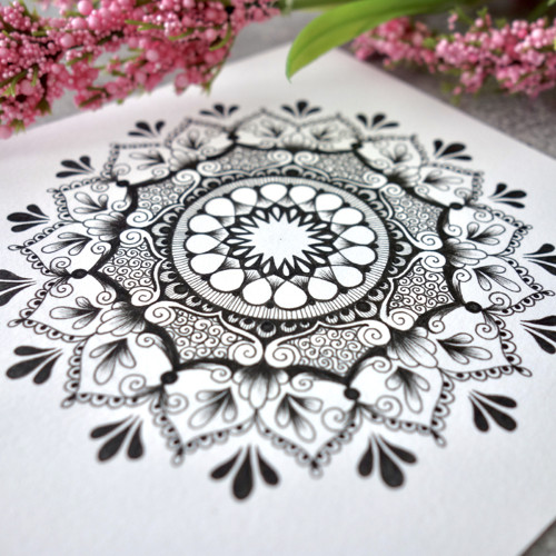 Hluboko, mandala, originál kresby — foto 4
