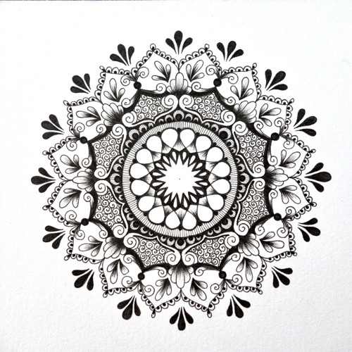 Hluboko, mandala, originál kresby — foto 2