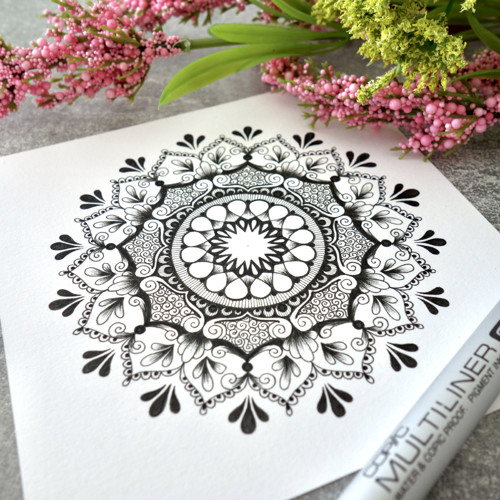 Hluboko, mandala, originál kresby — foto 3