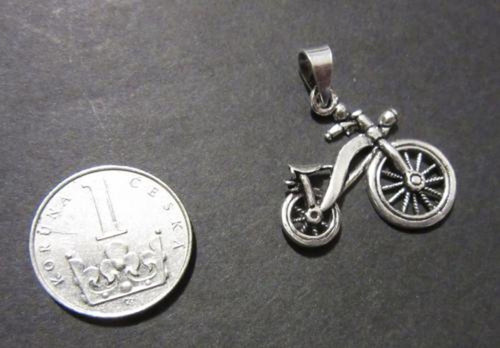 Velociped - varianta 2 - stříbrný přívěšek — foto 2