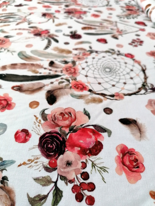Bavlnená látka Boho Dream Catcher — foto 3