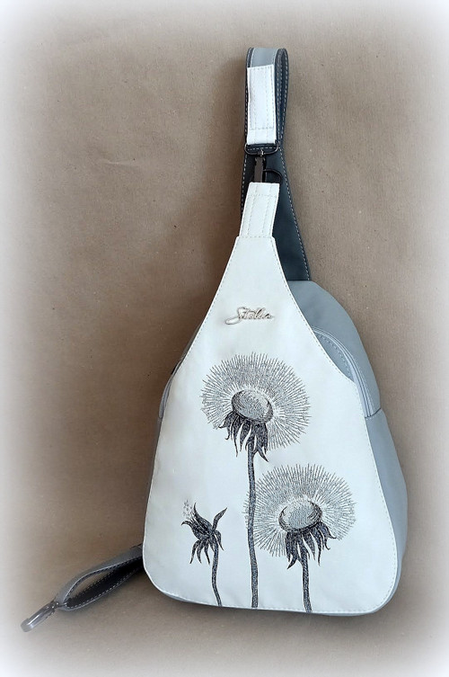 Sling bag white dandelion — foto 3