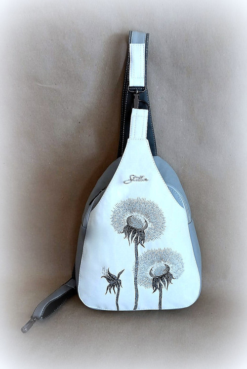 Sling bag white dandelion — foto 2