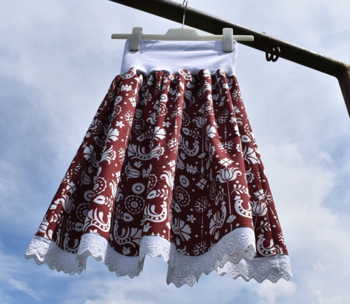 Sukně "Folklór s ptáčky" — foto 5