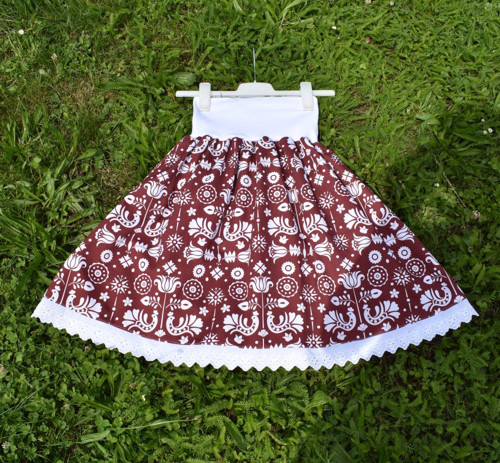 Sukně "Folklór s ptáčky" — foto 3
