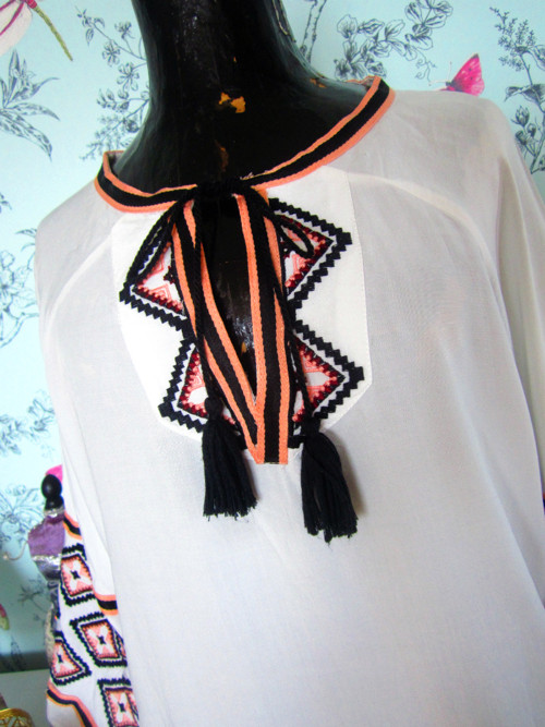 Tunika rustic boho vyšívaná — foto 3