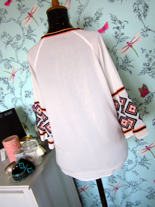 Tunika rustic boho vyšívaná — foto 4