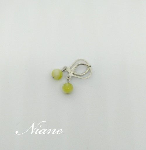 Serpentin - kuličky - náušnice — foto 2