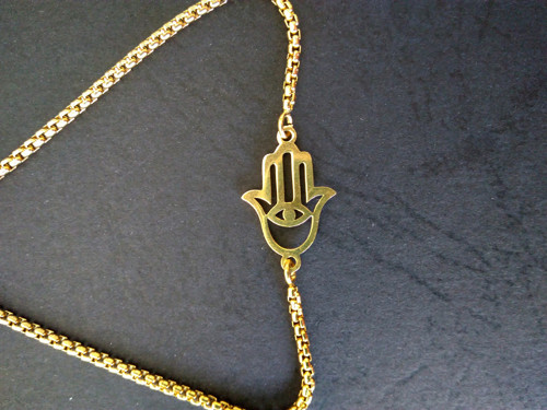 Náramek RUKA FÁTIMY gold — foto 2