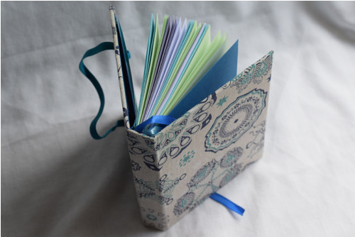 Ručně vázaný zápisník A6 — foto 3