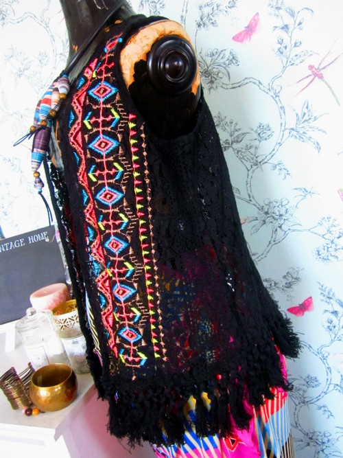 Vestička krajka etno boho rustic — foto 4