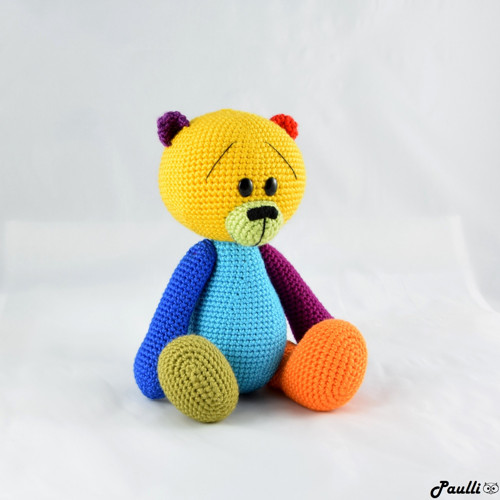 Duhový medvídek (22 cm) - na objednávku — foto 5