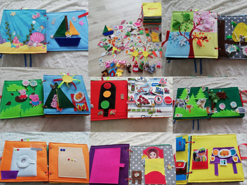 Mega quiet book 40 stran — foto 4