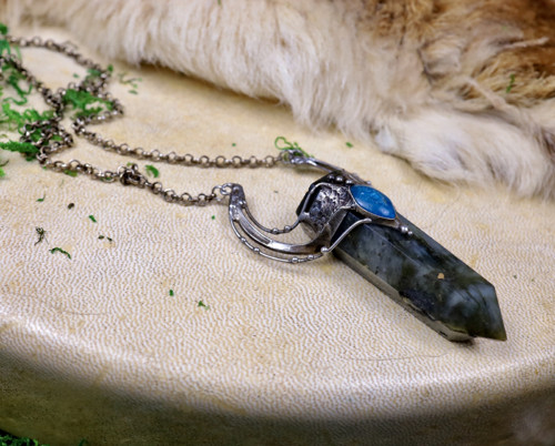 Přívěsek, Amulet černý obsidián — foto 3