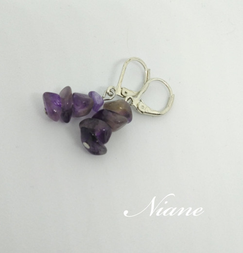 Ametyst - náušnice — foto 2