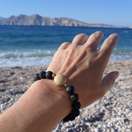 Náramek Pebble Lava black original — foto 3
