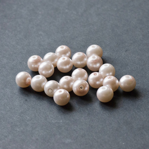 Voskované perle sklo 8mm 20ks — foto 2