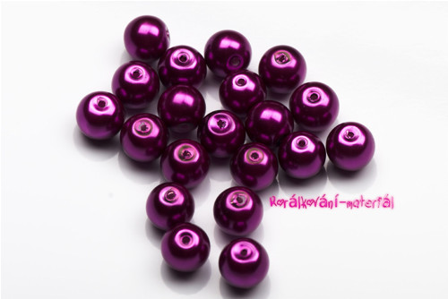 Skleněné perle 10mm (20ks) — foto 4
