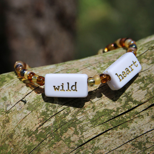 Wild heart (náramek korálky) — foto 3