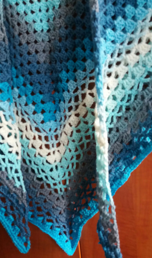 Maxi šátek "Aqua " 180 x 91 cm — foto 2