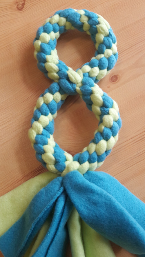 Osmička - modrá, sv. zelená - 23cm — foto 3