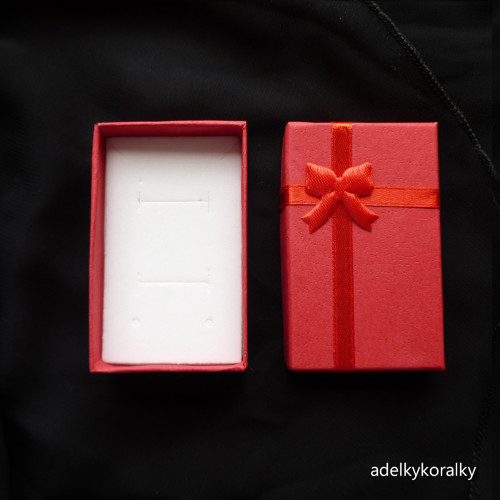 Dárková krabička 8x5 cm – červená — foto 3