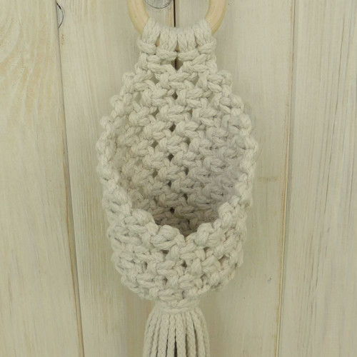 Macramé košíček — foto 3