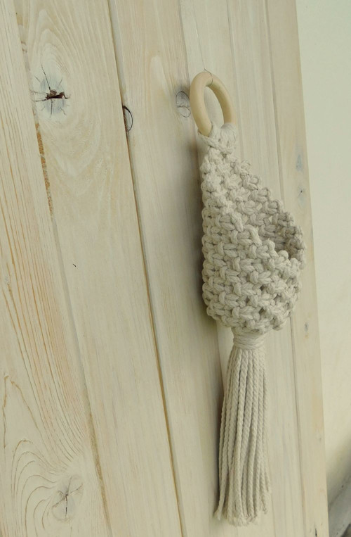 Macramé košíček — foto 5