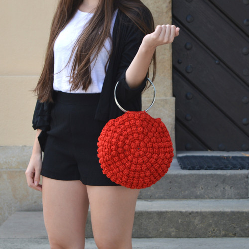 KATIE- háčkovaná kabelka — foto 3