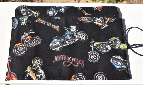 "Zavinovací" penál - Motorky — foto 2