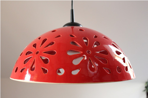 Lustr keramický - REDNESS kytky — foto 4
