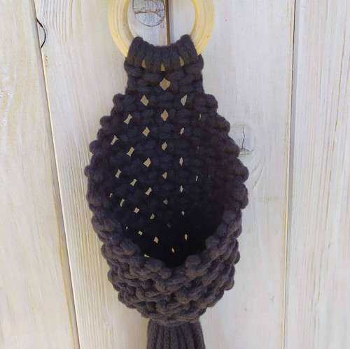 Macramé košíček — foto 5