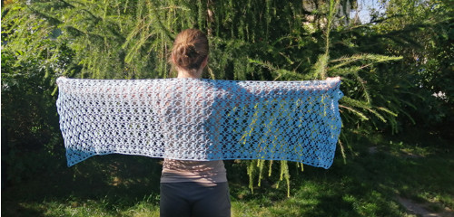Ledově modrý pléd — foto 3