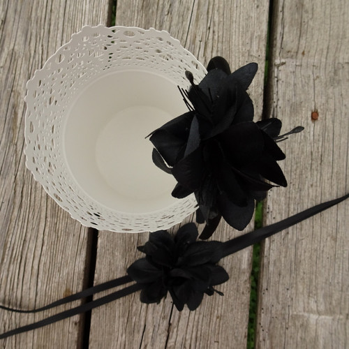 Čelenka do vlasů / černá — foto 2