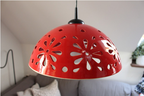 Lustr keramický - REDNESS kytky — foto 6