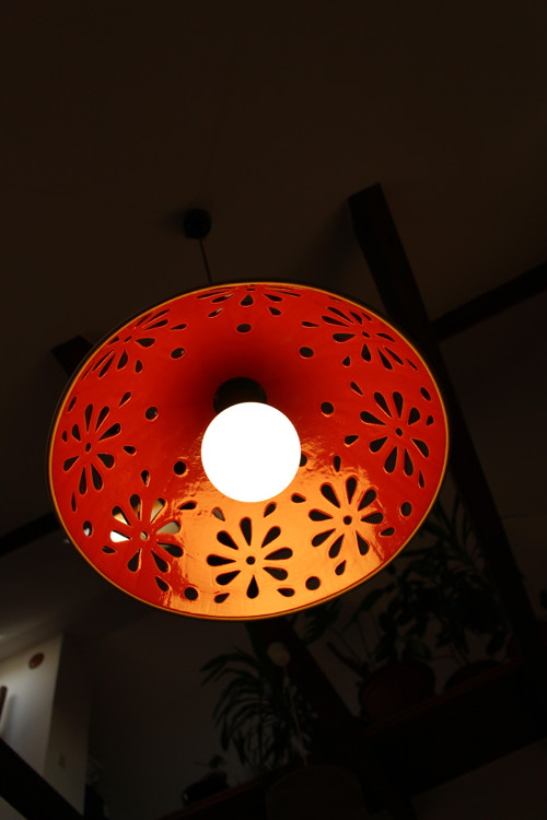 Lustr keramický - REDNESS kytky — foto 3