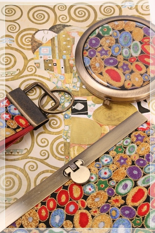 Malá rámečková taštička na kosmetiku sada Klimt — foto 6