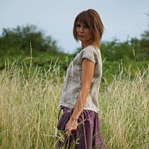 V krajkách - lněná halenka — foto 4
