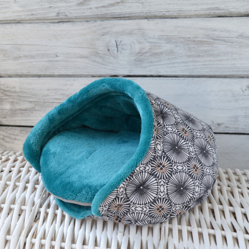 Polokukaň - šedá/ tyrkys — foto 2