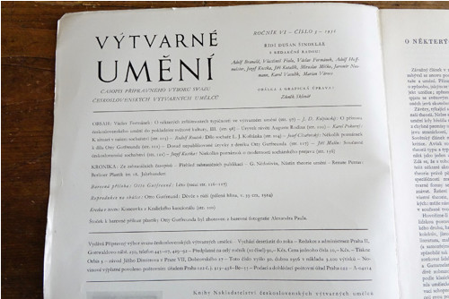 Výtvarné umění 3/1956 — foto 3
