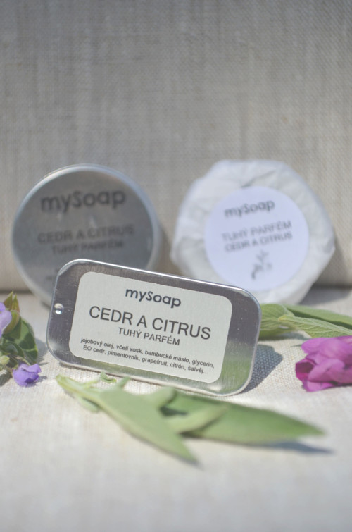 Tuhý parfém cedr a citrus — foto 3