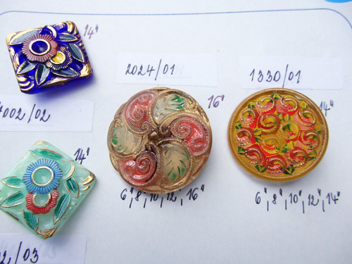 Czech Glass Buttons č.7 — foto 3