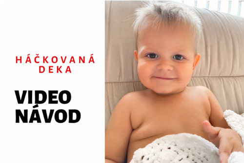 Video návod na háčkovanou deku 100x100 cm — foto 2