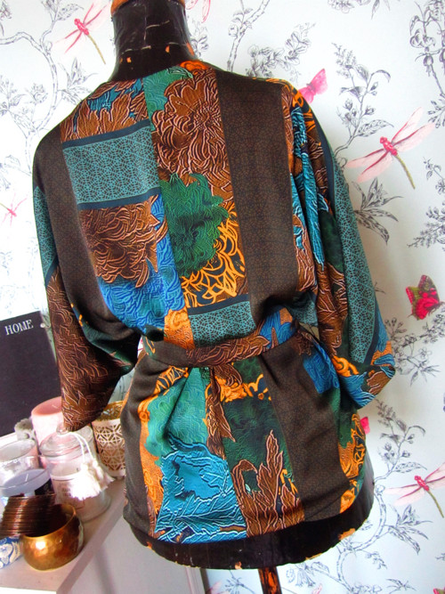 Halenka etno vzory ala kimono — foto 4