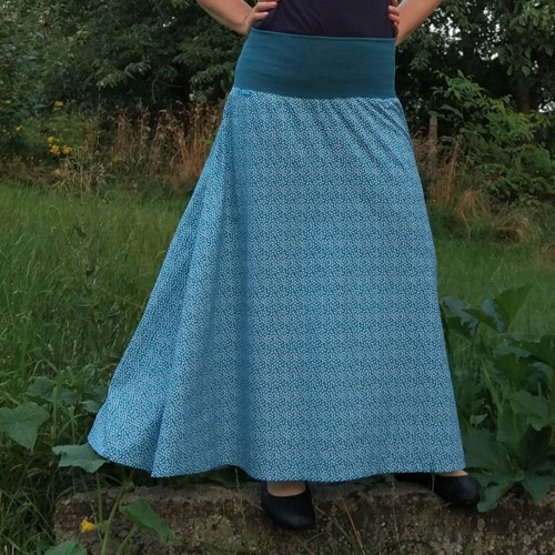 Tyrkys s lístečky - M - XL — foto 2